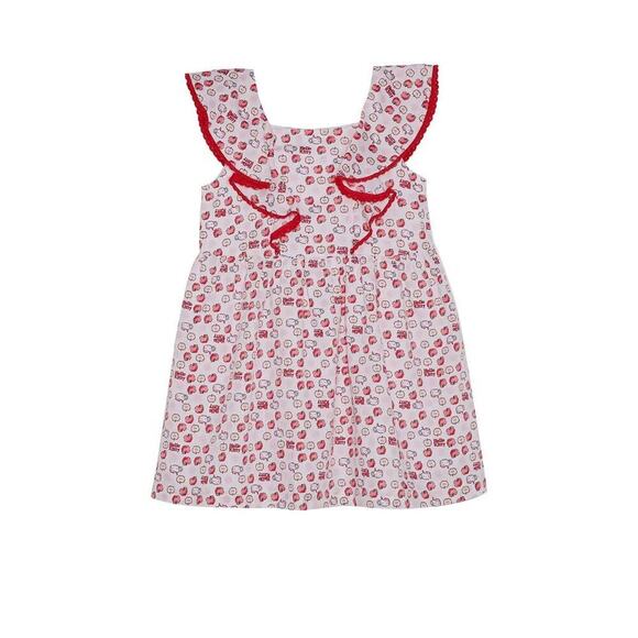 Hello Kitty Other - Girls Hello Kitty Apple Dress NEW sz 120 XS Girl's Hello Kitty Dress